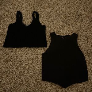 BUNDLE Forever 21 black tank & Streetwear Society black tank